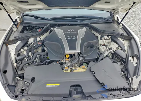 2018 Infiniti Q50 3.0T Luxe z USA, uszkodzony, nr VIN JN1EV7APXJM358747